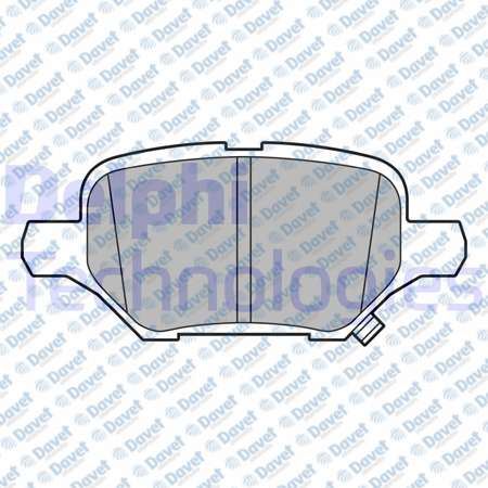 DELPHI LP3611 Arka Fren Balatasi Opel Mokka Chevrolet Trax 12-